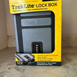 SnapSafe TrekLite Lock Box with Combination Lock